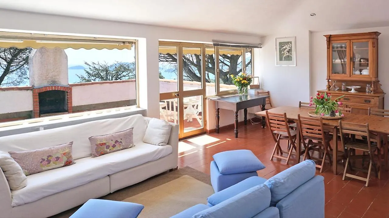 Il Mare Nel Bosco Appartamento Con Terrazza Nella Natura, Vista Mare, Lerici E Isole Holiday home