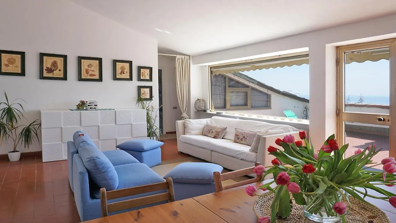 Il Mare Nel Bosco Appartamento Con Terrazza Nella Natura, Vista Mare, Lerici E Isole
