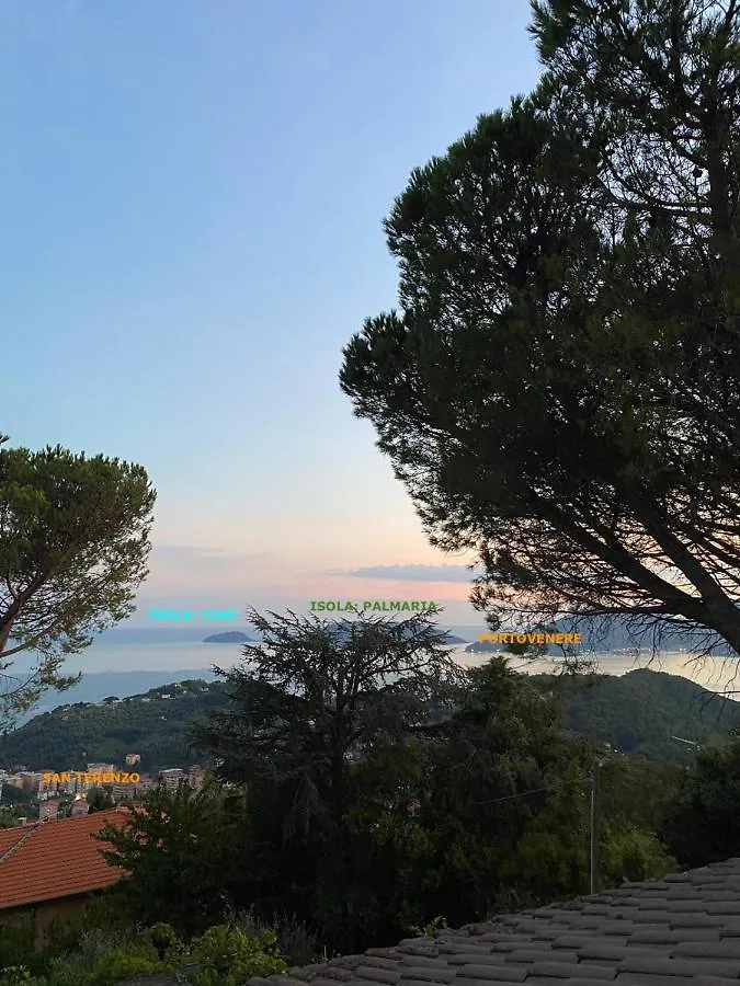Holiday home Il Mare Nel Bosco Appartamento Con Terrazza Nella Natura, Vista Mare, Lerici E Isole Italy