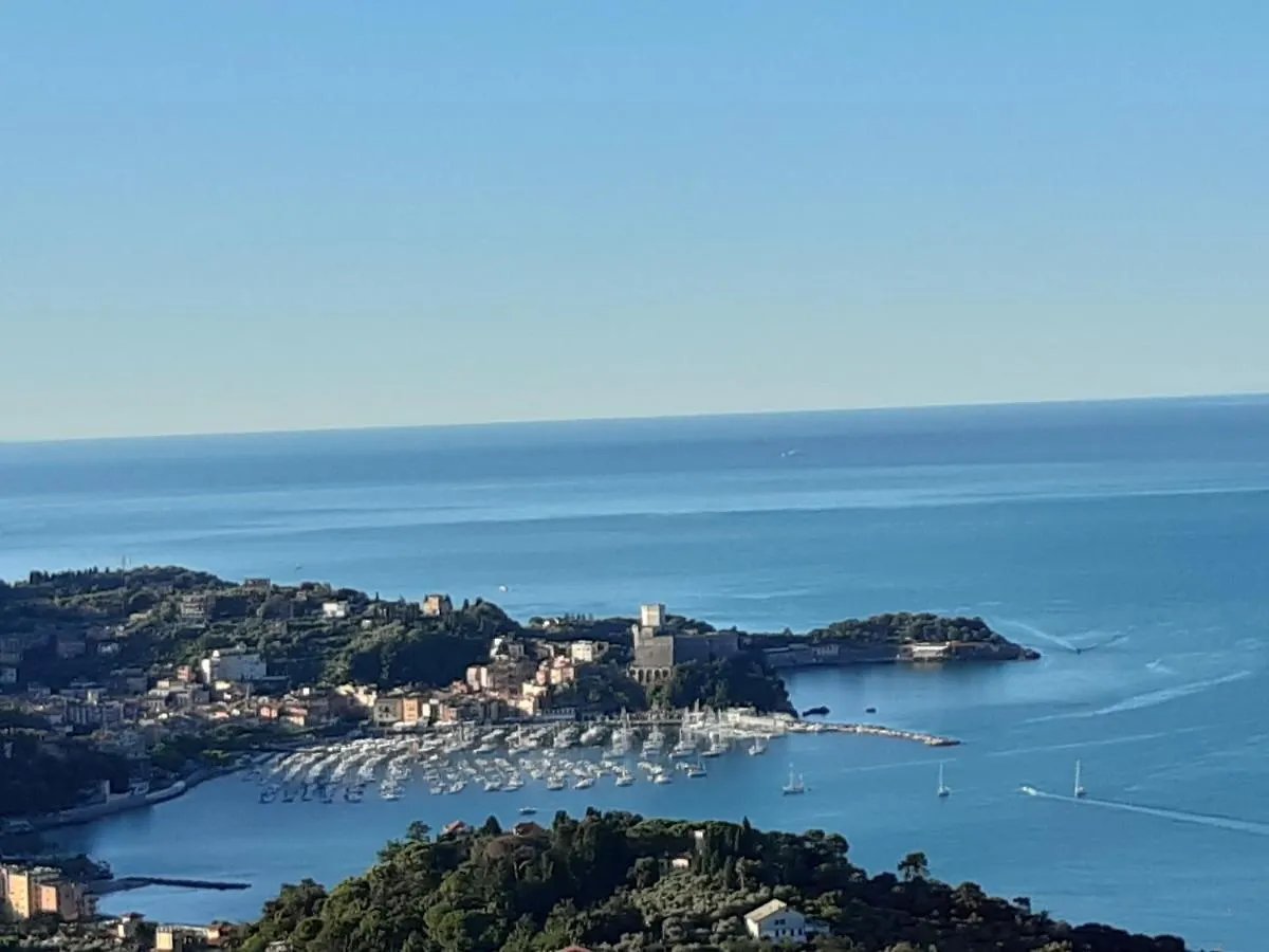 Il Mare Nel Bosco Appartamento Con Terrazza Nella Natura, Vista Mare, Lerici E Isole Holiday home