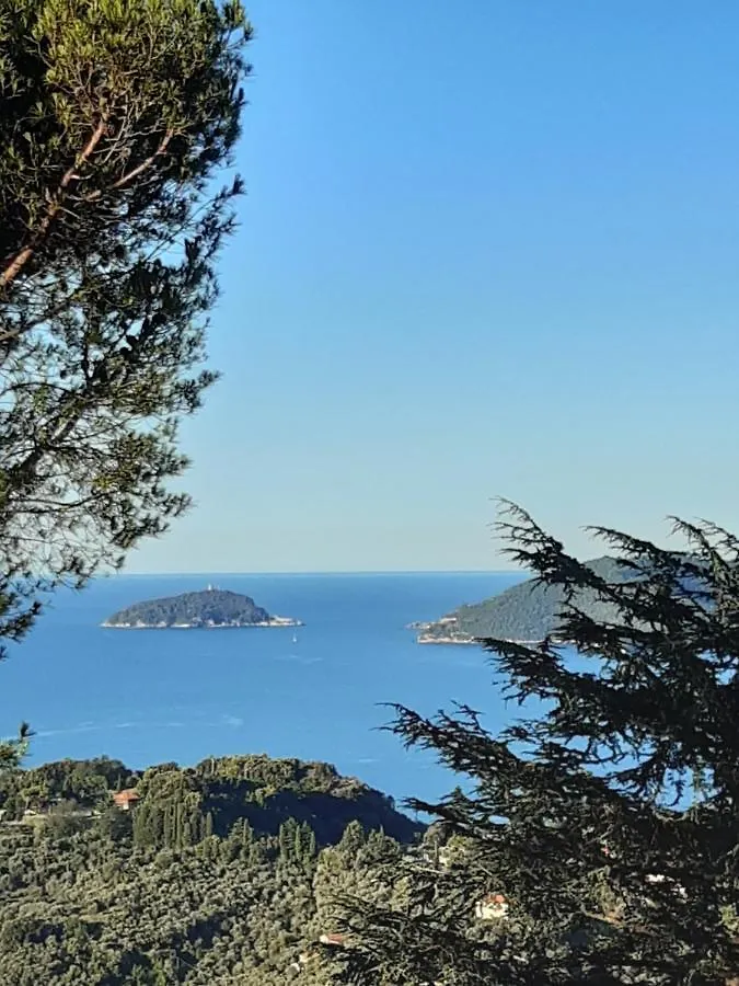 Il Mare Nel Bosco Appartamento Con Terrazza Nella Natura, Vista Mare, Lerici E Isole